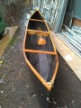 16ft wooden hand crafted canoe