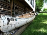 Vintage Indian Brand (Sagamo) Canoe - [click here to zoom]
