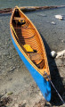 Handmade Classic Canvas over Wood Canoe - [click here to zoom]