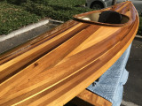 New Cedar Strip Hybrid Kayak - 12ft Wood Duck - [click here to zoom]