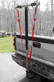 Canoe loader, hitch receiver mounted