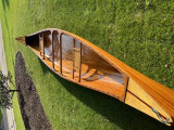 New 16' Handcrafted red western cedar strip canoe