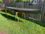 Lightweight high performance solo canoe