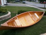 Handcrafted 14'9" Cedar Strip Canoe needs a good home.