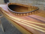 Gorgeous Wooden Strip Sea Kayak - [click here to zoom]