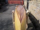 Gorgeous Wooden Strip Sea Kayak - [click here to zoom]